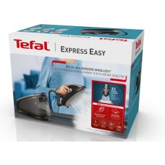 Tefal Express Easy SV6140E0 Steam Iron 2200W - Effortless Crease Removal in Sleek Black Design